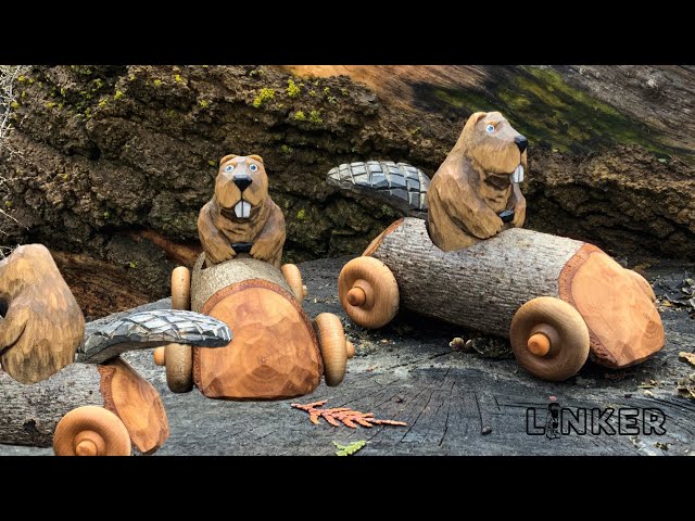 Beaver's Need Cars Too (Woodworking/Carving)