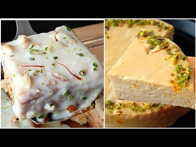 No Bake Wheat Carrot Rabri Cake & Indian Style Cheesecake|Bhapa Doi|Made With Water|Caramel Flavour