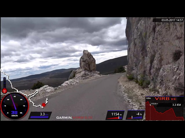 60 Minute Great Canyon du Verdon Road Cycling Workout France Part 3