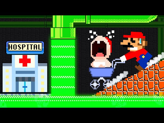 Mario Odyssey Hospital: MARIO Takes BABY MARIO to the Hospital | King Bowser Animation