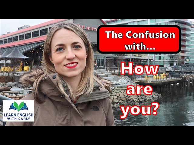 Everyday English: The CONFUSION with that simple question: HOW ARE YOU? #how #speaking #conversation