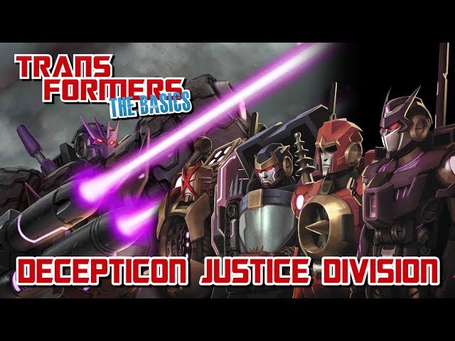 TRANSFORMERS: THE BASICS on the DECEPTICON JUSTICE DIVISION