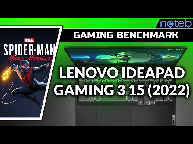 Lenovo Ideapad Gaming 3 15IAH7 - Spider-Man: Miles Morales [ i5-12450H | RTX 3050 ]