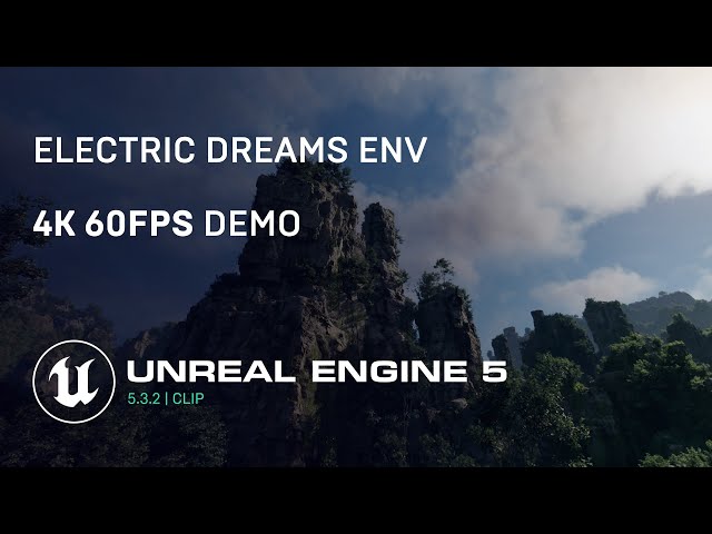 UE 5.3.2 | Electric Dreams Env Demo | Rendered Shots 4K 60Fps