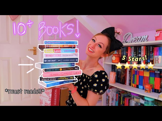 the 10+ books I read in May!🌸🍯🍃📚 (must read *5 star* books!!⭐️) | Rhia Official♡
