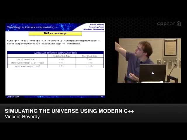 CppCon 2014: Vincent Reverdy "Simulating the Universe Using Modern C++"