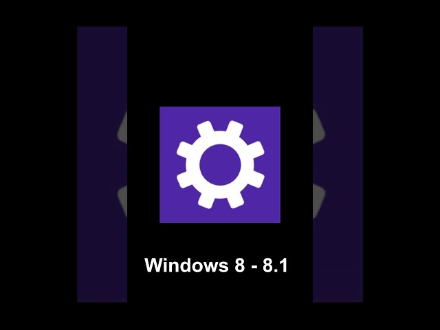 Evolution of Windows Settings App icons 2011-2023