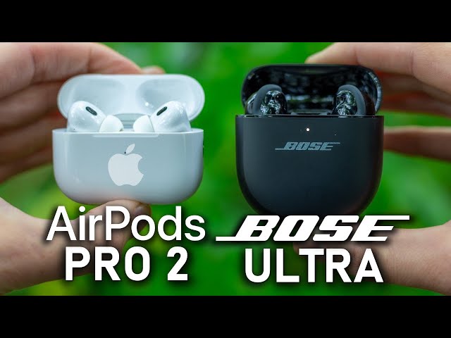 Bose QuietComfort ULTRA vs NEW AirPods Pro 2 w/USB-C (Tested and Compared!)