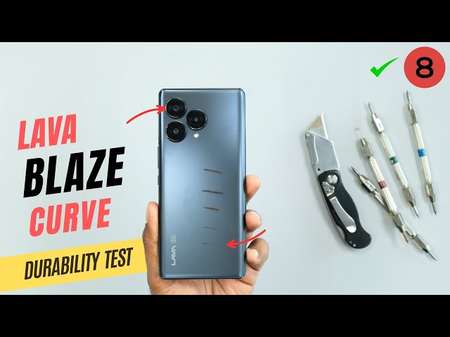 Lava Blaze Curve 5G Durability Test - Use It CAREFULLY | Cheapest Curved Screen Phone