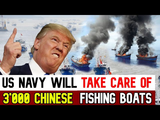 SINK THEM ALL: US Navy seized illegal Chinese fishing fleet and orders them to leave!
