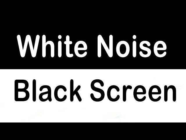 Deep Sleep Instantly with White Noise Black Screen - Sleep, Relax And Study • 24 Hours No Ads