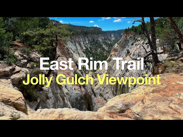 East Rim Trail (Zion) to Jolley Gulch Viewpoint