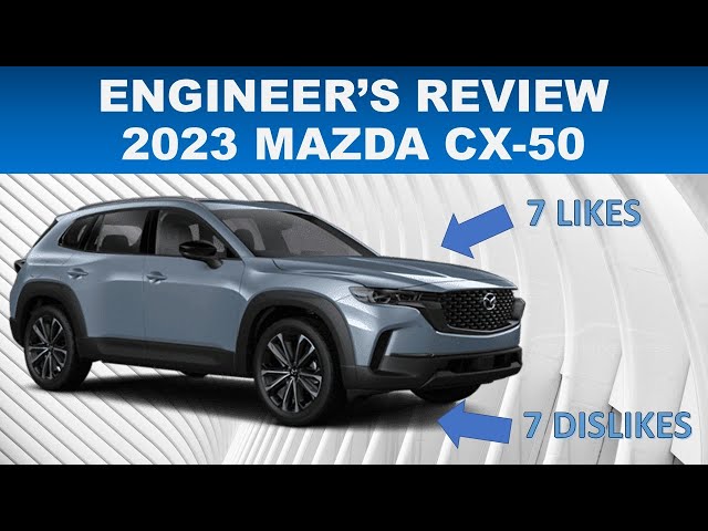 MAZDA MAKES BETTER DRIVER'S CAR THAN TOYOTA // ENGINEER'S REVIEW 2023 MAZDA CX-50