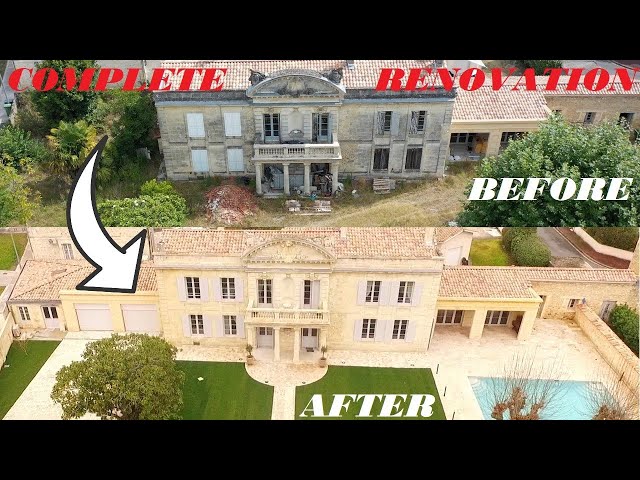 FINISHED!!! BREATHTAKING Renovation of an ABANDONED Mansion. 6 years in 30 mins