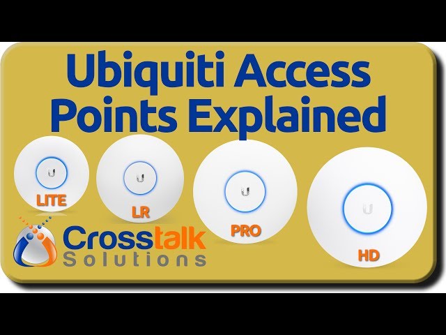 Ubiquiti Access Points Explained