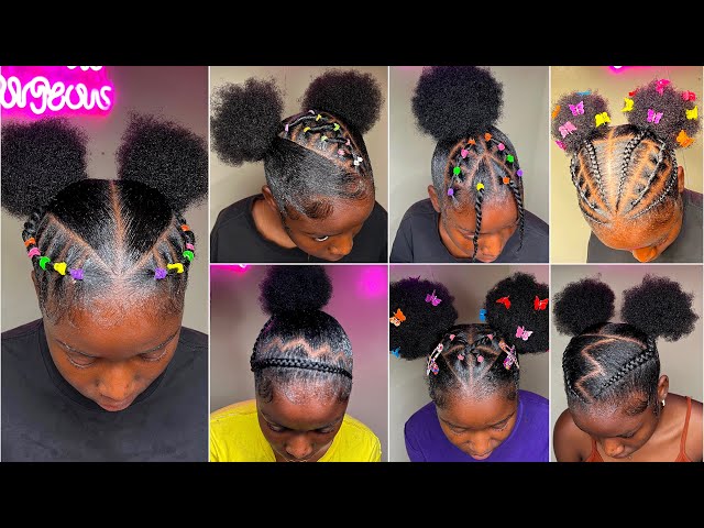 💦🦄New 4c Rubberband Natural Hairstyles compilation + Slayed Edges 2024💞😍