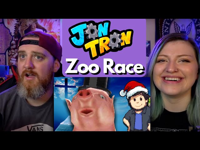 The Zoo Race - @JonTronShow | HatGuy & Nikki React
