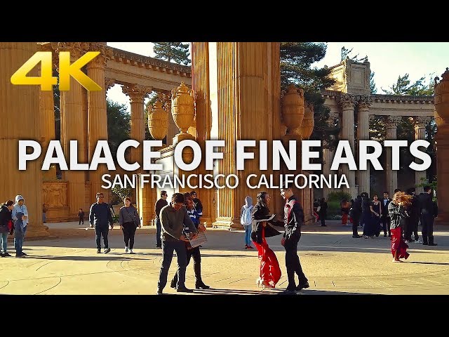 SAN FRANCISCO - Palace of Fine Arts, San Francisco, California, USA, Travel, 4K UHD