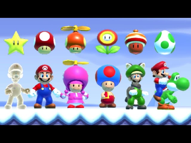 Super Mario Maker 2 - All New Super Mario Bros U Power-Ups