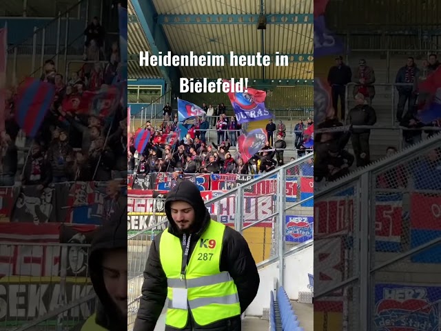 Heidenheim heute in Bielefeld! #viral