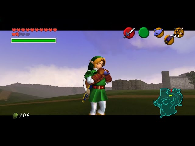Ocarina of Time PC Port: Melee Trophy Link Showcase W/ TP Enemies