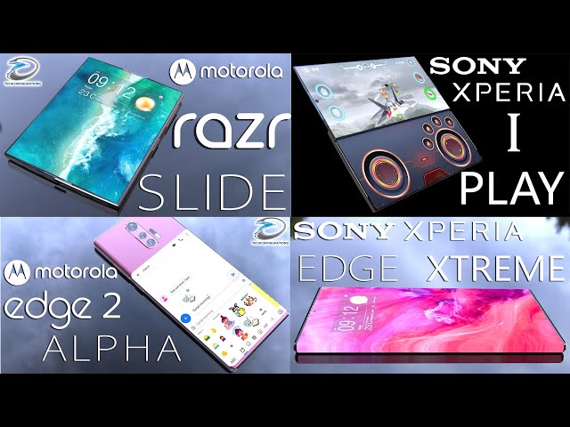 TOP Futuristic Smartphones 2020 Moto Razr Slide,Sony Xperia 1 Play,Motorola Edge 2 Alpha