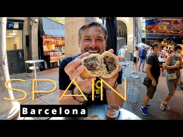 Spain's MOST FAMOUS Market | LA BOQUERIA MARKET Barcelona Spain