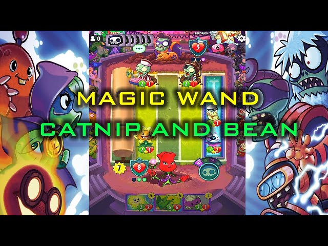 Magic Wand, Catnip, Pumpkin and Bean PVZ Heroes