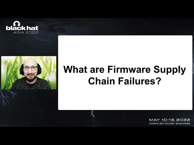 The Firmware Supply-Chain Security Is Broken: Can We Fix It?