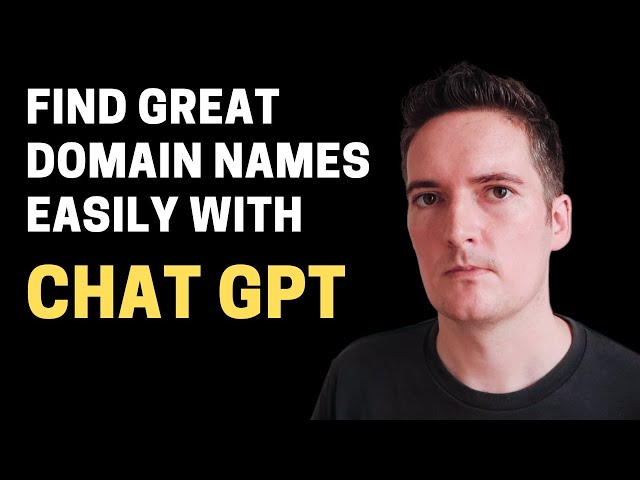 Find Domain Name Ideas for Business with Chat GPT [EASY!]