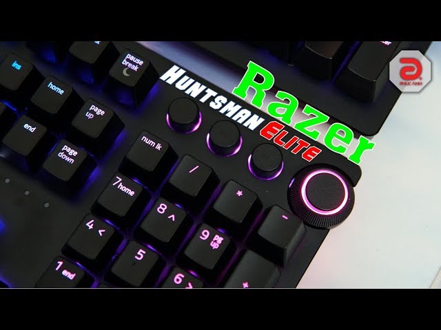 Razer Huntsman Elite: Nhanh như tốc độ ánh sáng!