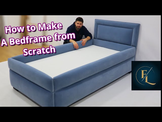 HOW TO MAKE AN UPHOLSTERED BED FRAME FROM SCRATCH | DIY BED FRAME | FaceliftInteriors