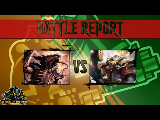 9. Edition Battle Report -Turnierlisten: Tyraniden VS. Sisters of Battle - 2000 Pts