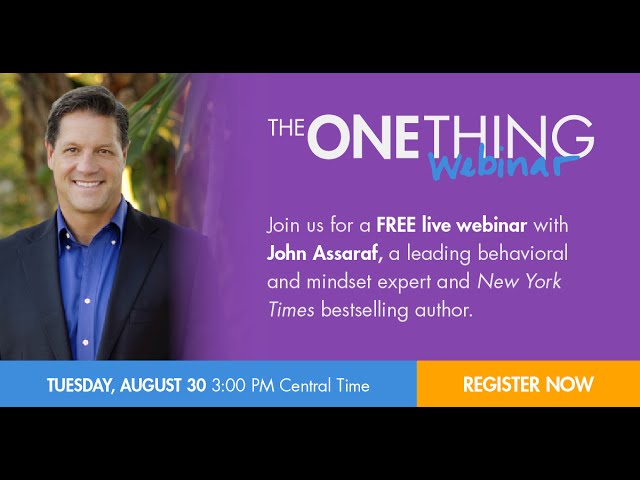 The ONE Thing for Developing a Millionaire Mindset w/ John Assaraf (08/30/16)