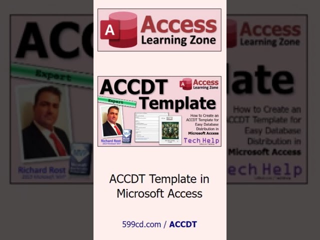 How to Create an ACCDT Template in Microsoft Access for Easy Database Distribution  #msaccess