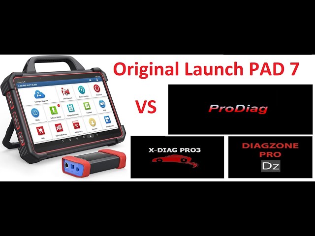 Diagnosegerät Auslesegerät 2023 Launch PAD 7 vs Prodiag Xdiag Diagzone vs Topdon Thinkdiag VCDS