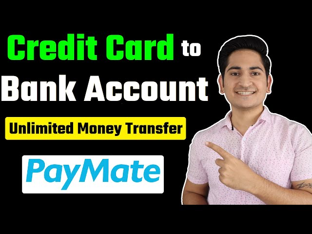 Credit Card to Bank Account Money Transfer🔥🔥, Credit Card to Bank Transfer, CC to Bank, PayMate App