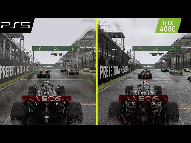 F1 23 PS5 vs RTX 4080 Graphics Comparison #EApartner