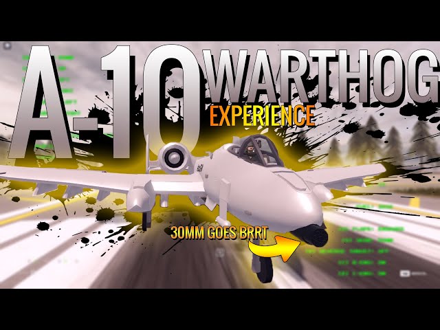 Roblox A-10 Warthog Experience
