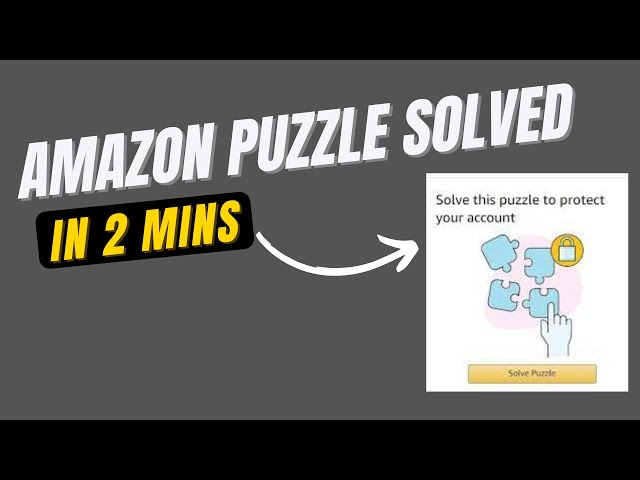 Solve this puzzle to protect your account amazon |Amazon puzzle solve karnay ka tariqa in hindi