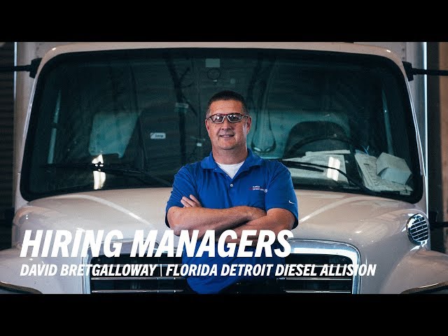 Florida Detroit Diesel-Allison Service Manager David Bret Galloway on Universal Technical Institute