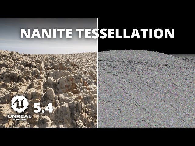 *NEW* How to Use Nanite Tessellation in Unreal Engine 5.4 Preview
