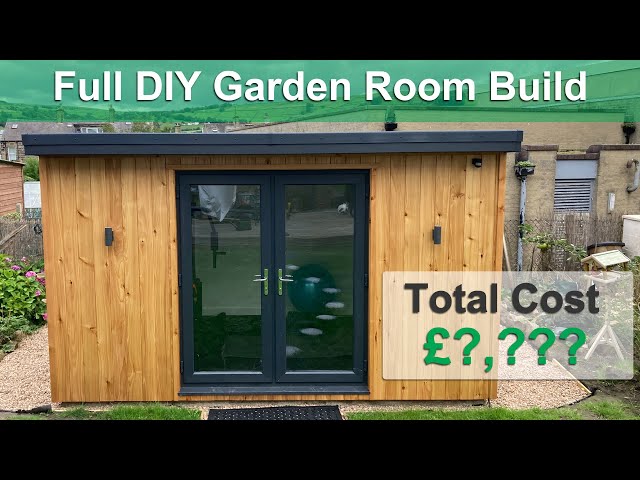 DIY Garden Room - Full Build in Under 15 minutes + Project Cost