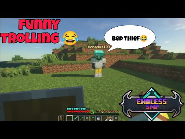 Bed Thief In Our SMP 😂 | SMP Funny Moments | Endless SMP |