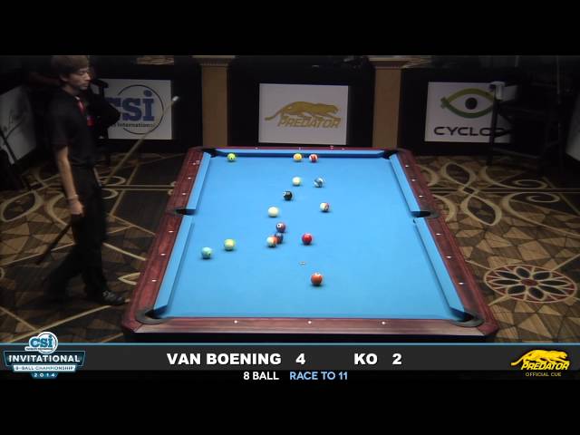 2014 CSI 8 Ball Invitational FINALS: Van Boening vs Ko Ping Chung
