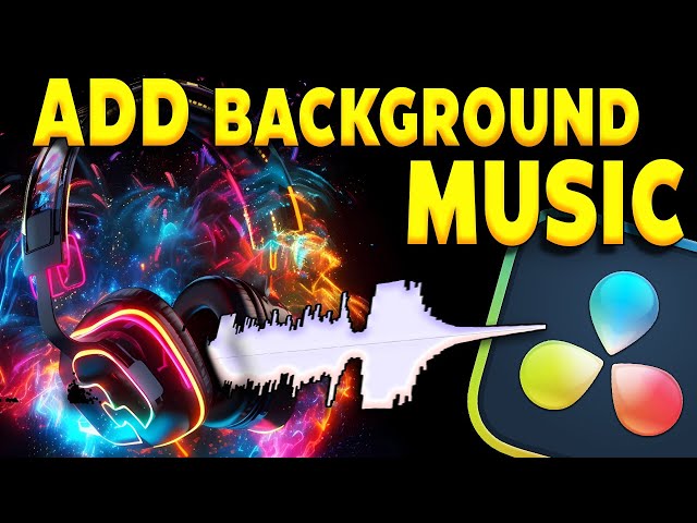 How to ADD Background MUSIC in DaVinci Resolve 18 | 🔥 CRASH COURSE 🔥 | Techniques, Tips & Tricks!
