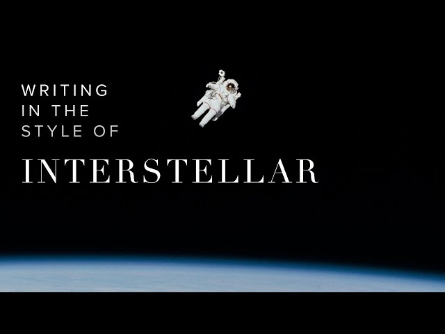 Writing in the Style of Hans Zimmer's Interstellar!