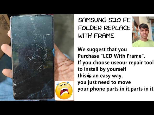 Samsung galaxy s20 5g folder replacement-repair tutorial