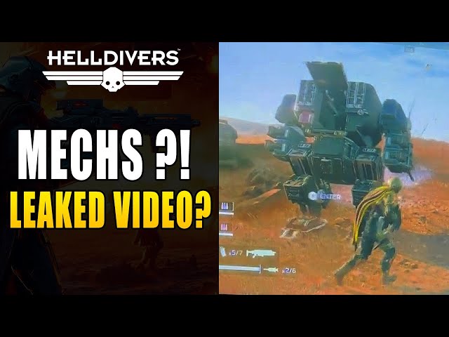 Mechs Coming to Helldivers 2?! Leaked Gameplay Video