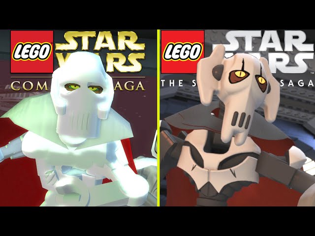 Lego Star Wars Complete Saga vs Skywalker Saga Episode III: Revenge of the Sith Cutscene Comparison